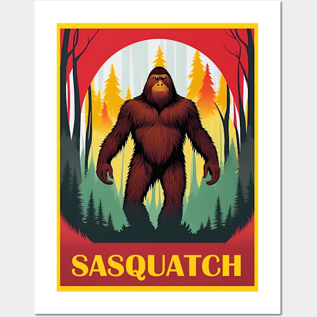 Sasquatch Wall Art by MtWoodson